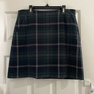 Plaid loft skirt